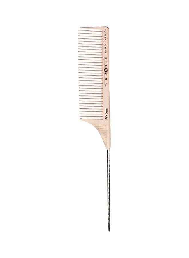 Cricket Silkomb Seamless Teeth Pro Toothed Comb Beige/Black 