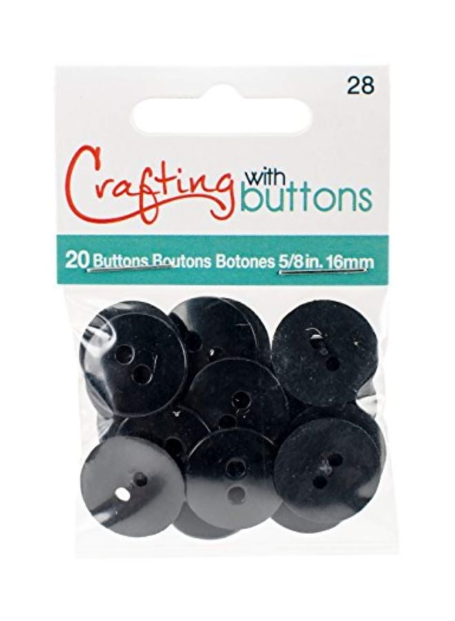 Blumenthal Lansing 20-Piece DIY Craft Black 0.6x0.6x0.6inch