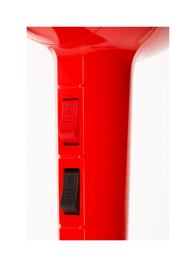 ELCHIM Professional Hair Dryer Red/Black - Image 2