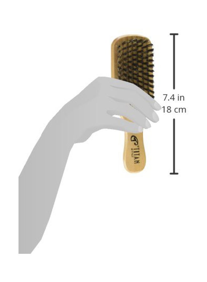 Double Sided Wave Hair Brush With Wood Handle Tan - v1558014187/N25770210A_2