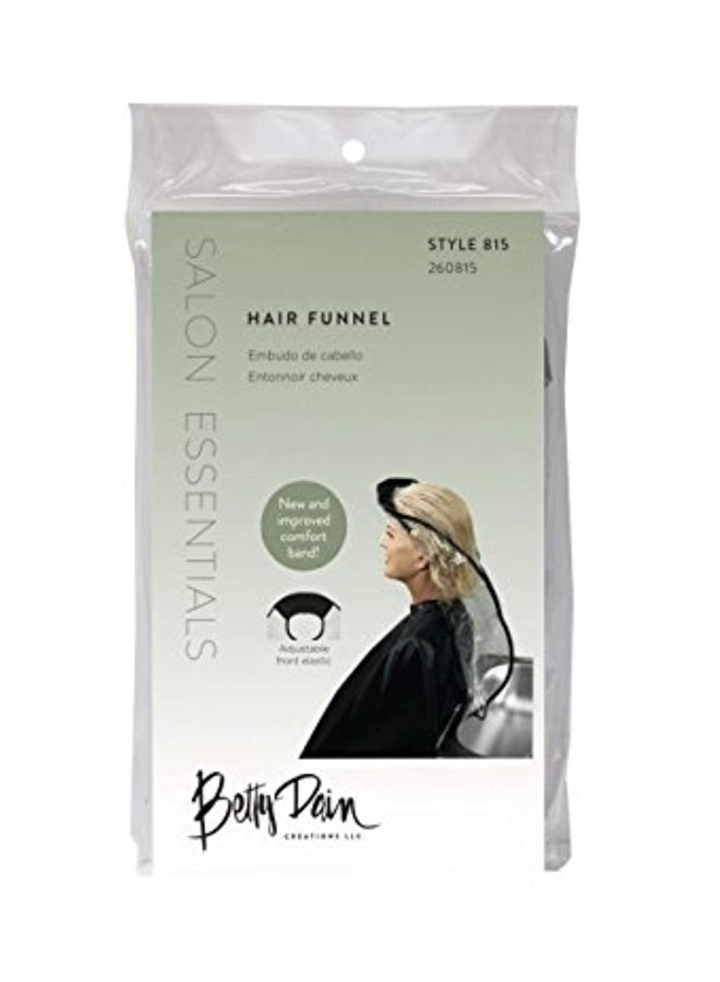 Betty Dain - Hair Washing Funnel Clear/Black - Image 1
