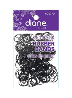 Mebco 250-Piece Rubber Bands Black 