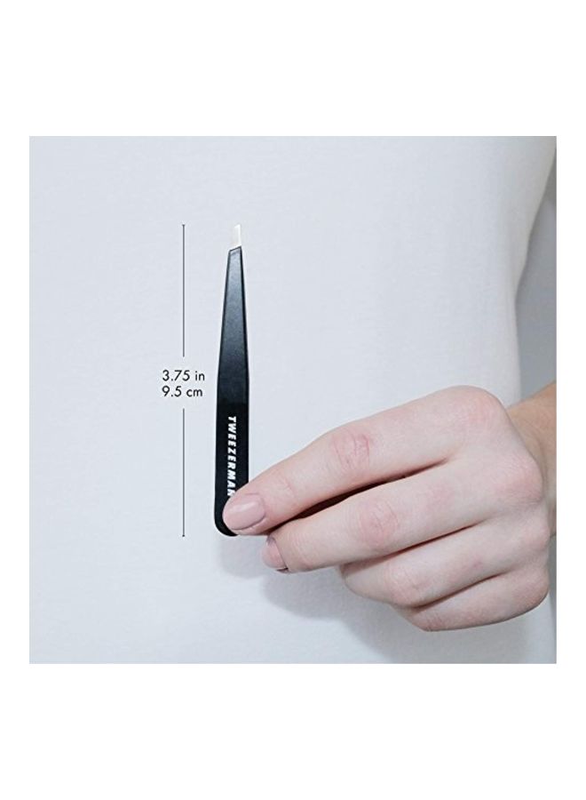 Tweezerman Slant Tweezer Black/White/Silver  - Image 4