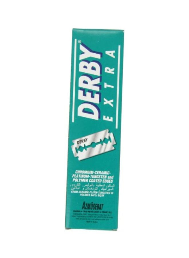 Derby 100-Piece Double Edge Razor Blade Silver 8x1x1inch - Image 3