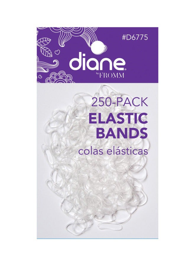 Diane 250-Piece Elastic Bands White