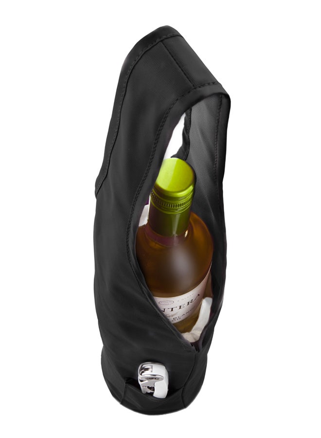 حقيبة للزجاجات رمادي 3.9 x 3.9 x 19.3بوصة