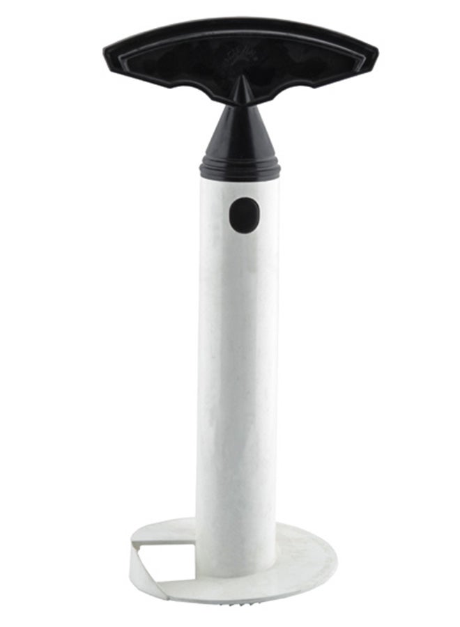 قطاعة الأناناس أسود/ أبيض 8.1 x 5.7 x 3.9بوصة