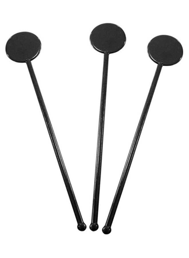 BarPros 250-Piece Disc End Stirrer Black 7inch 
