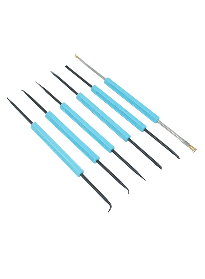 6-Piece Iron Repair Tool Blue/Silver 17 x 17 x 17cm 