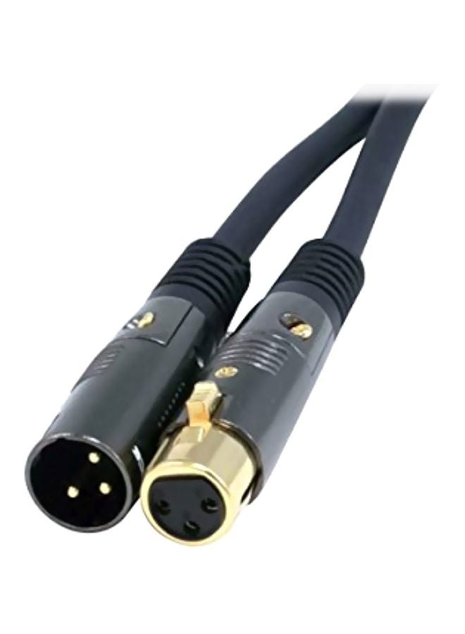 Monoprice Premier Series XLR Male To XLR Female Cable Black