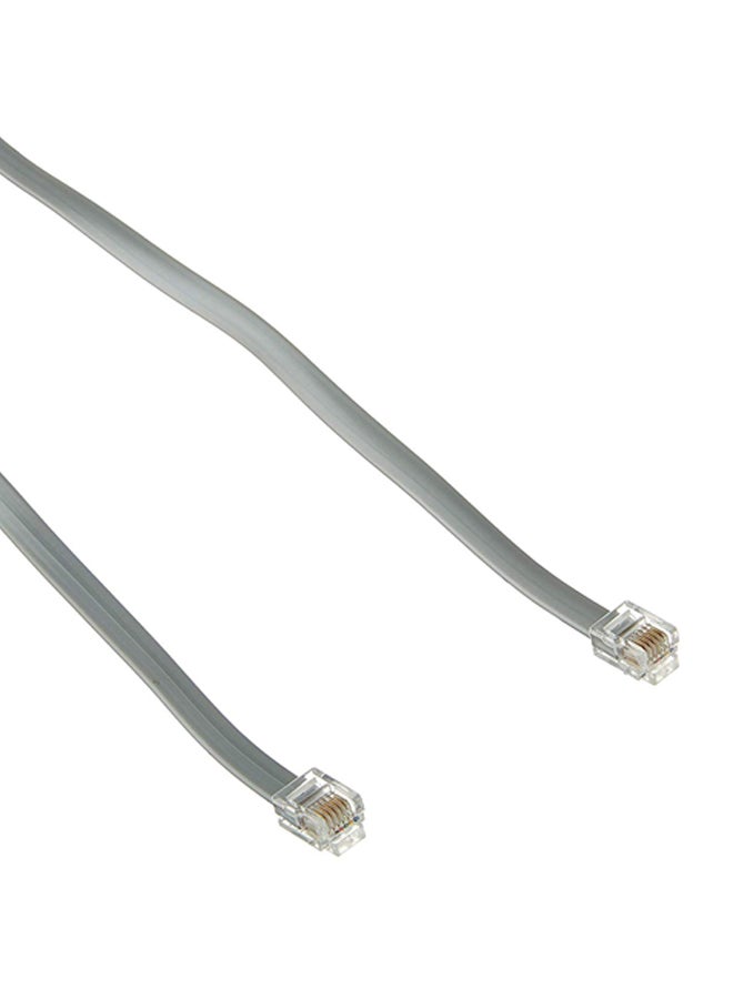 Monoprice Straight Landline Telephone Cable Grey 