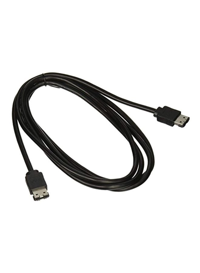 مونوبرايس كابل مقوى خارجي eSATA نوع I أسود/فضي