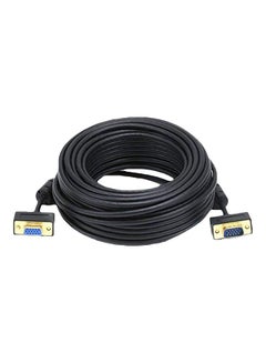 Monoprice Ultra Slim VGA Male To Female Monitor Cable Black/Gold 