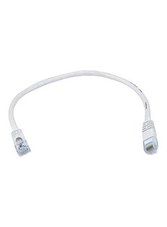 Monoprice Cat6 UTP Network Ethernet Cable White/Clear 