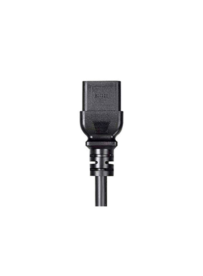 Monoprice 14 AWG Power Extension Cord Black 