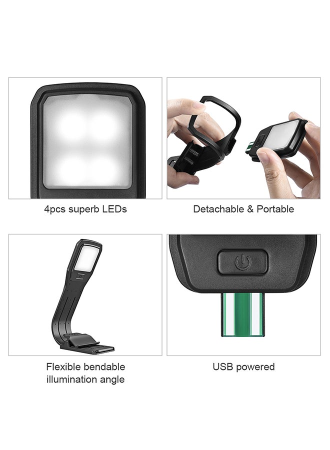 Generic LED Reading Book Light Lamp Black 0.07kg  - Image 3