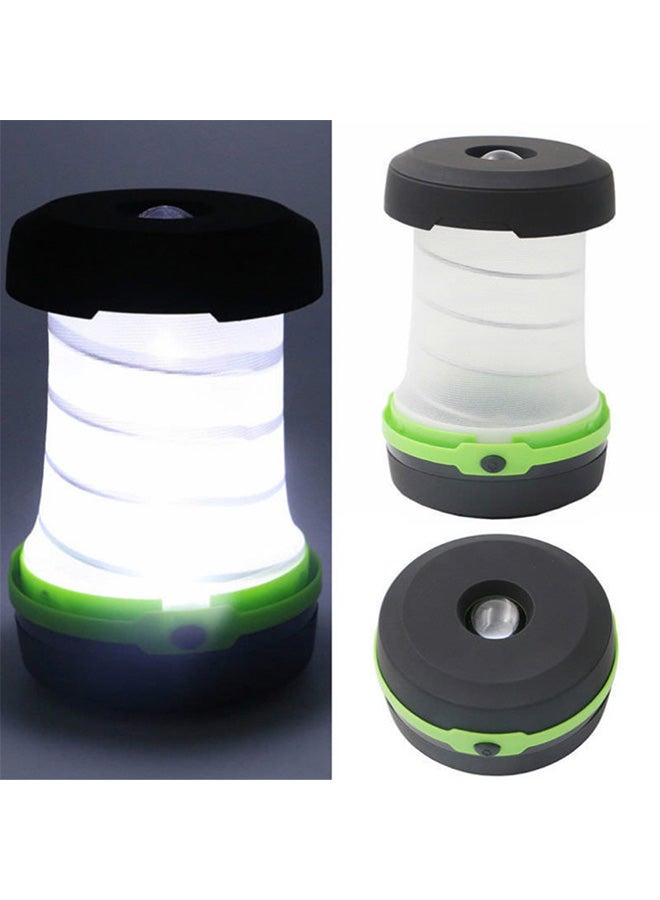 Multifunction Retractable Camping Light LED Flashlight Portable Lantern Mini Tent Green/Black 0.15kg - Image 4
