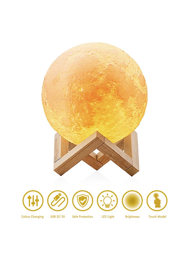 3D Printing Moon Light Lunar Night Lamp Multicolour 0.59kg - Image 2