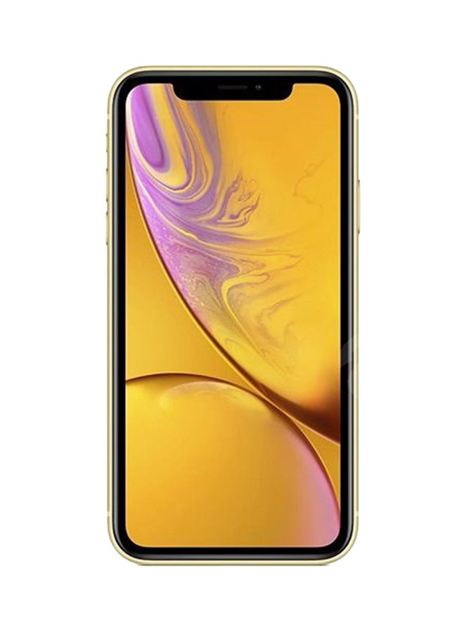 أبل - هاتف آيفون XR بتطبيق فيس تايم، لون أصفر وذاكرة داخلية سعة 128 جيجابايت ومزود بتقنية 4G LTE - منطقة الشرق الأوسط - Image 1