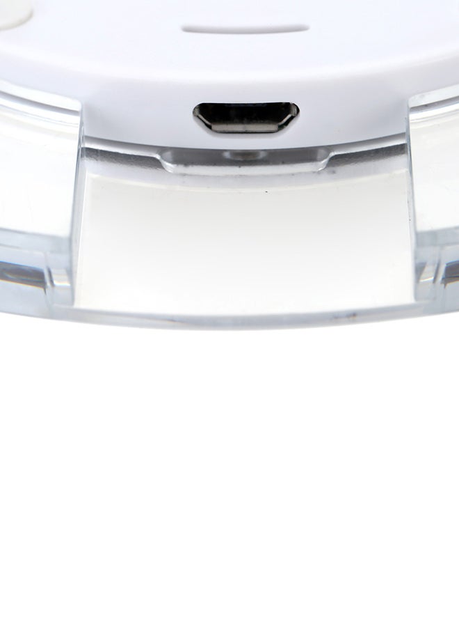 Itian - Qi Standard Circular Wireless Charger With LED Indicator White - Image 1