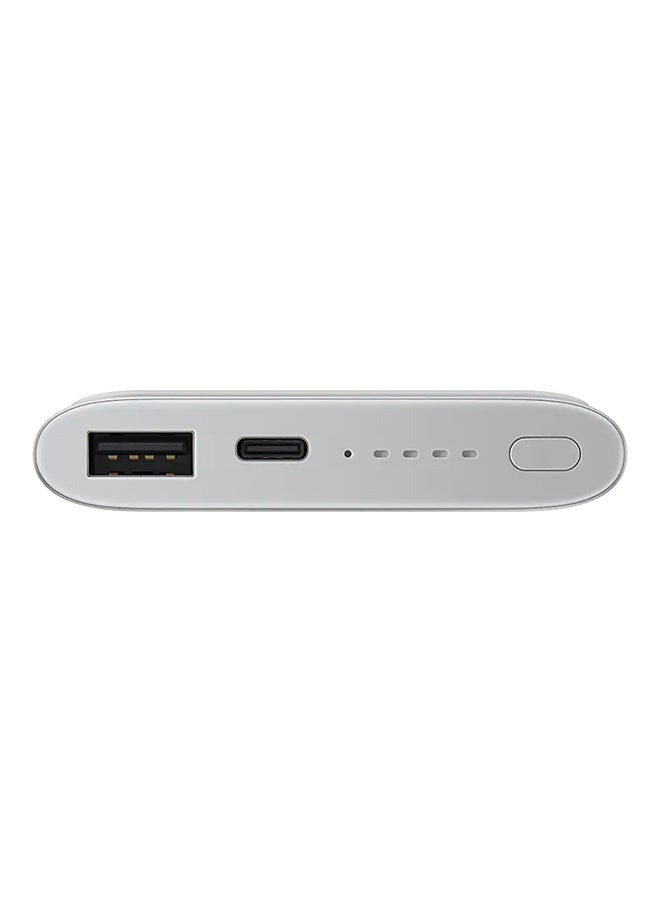 Samsung - 10000 mAh Wireless Battery Pack Power Bank Silver - Image 1