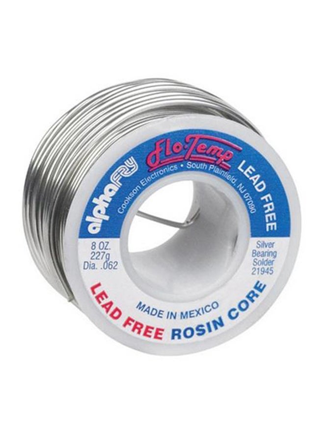 ALPHA FRY Flo-Temp Rosin Core Solder Wire Silver 10cm 