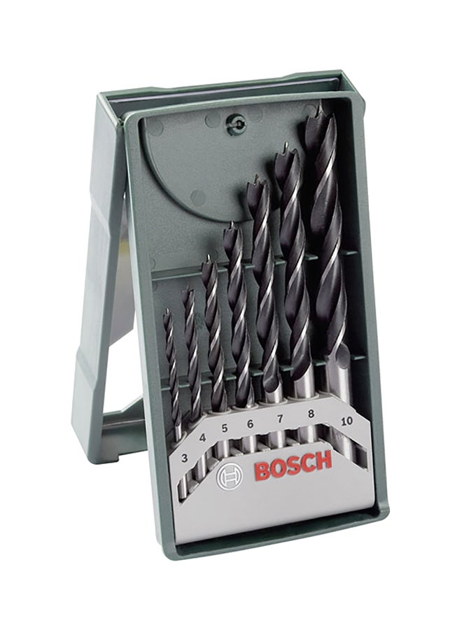 BOSCH 7-Pieces Drill Bit Set Black