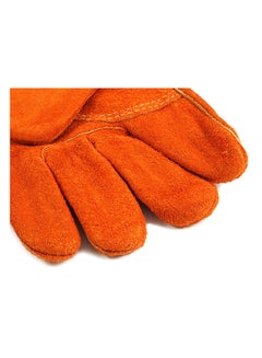 Forney Welding Gloves Large Orange 14 x 7 x 1inch  - Image 2