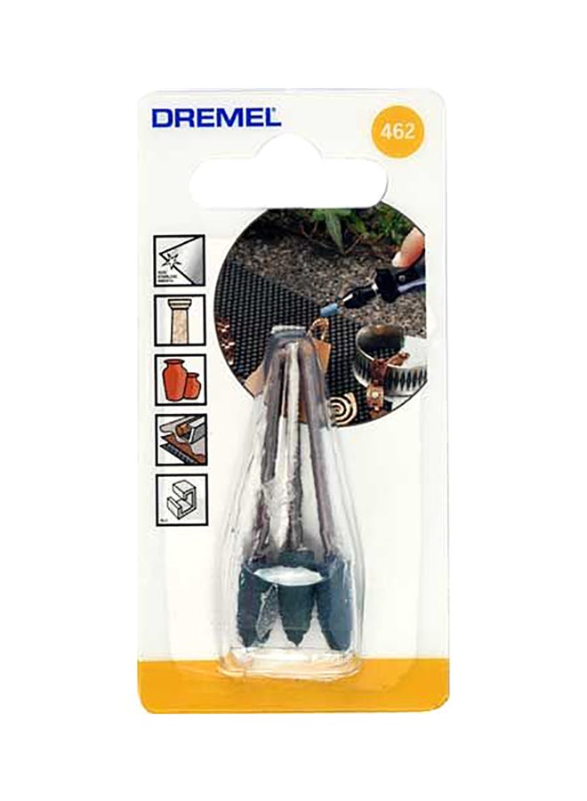 درمل قطعة مطاط تلميع متعدد الألوان 8سم