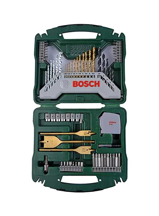 بوش طقم إكسسوارات لقم مثقاب، 70 قطعة متعدد الألوان 10سم