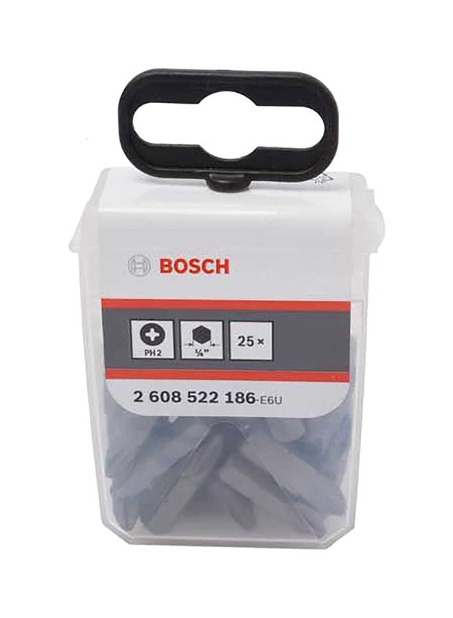 بوش طقم مفكات براغي مكون من 25 قطعة متعدد الألوان 9سم