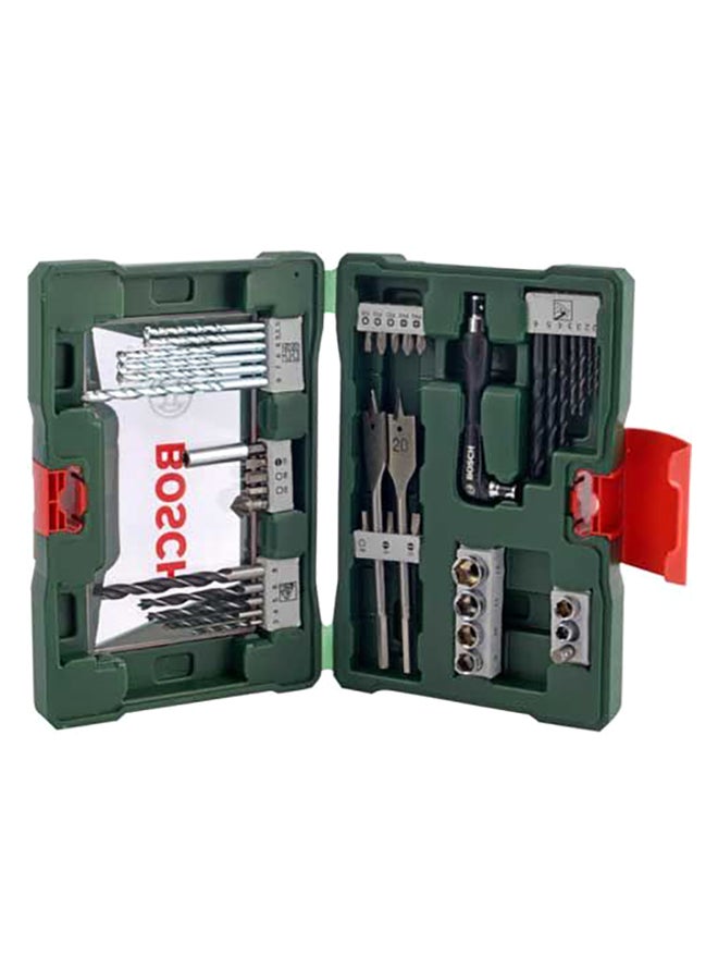 طقم لقم مثقاب ومفكات، 41 قطعة متعدد الألوان 10سم