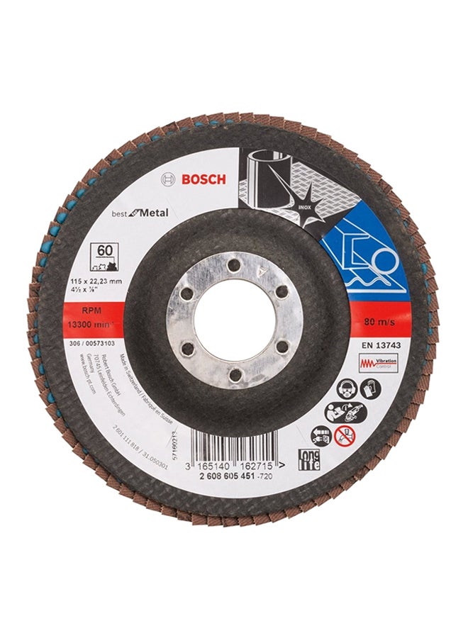 BOSCH Flap Disc Metal Multicolour - Image 1