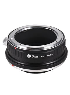 Fikaz High Precision Lens Mount Adapter Ring For Nikon S/D Lens To Canon EOS Black  - Image 1