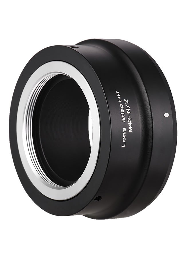 Lens Mount Adapter Ring For M42-Mount Lens To Nikon Z6 Z7 Black  - Image 3