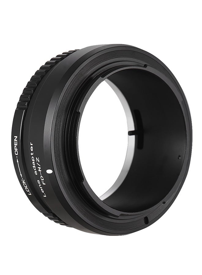 Lens Mount Adapter Ring For Canon FD Lens To Nikon Z6 Z7 Black  - Image 2