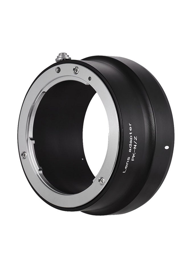 Lens Mount Adapter Ring For Pentax PK Lens To Nikon Z6 Z7 Black  - Image 3