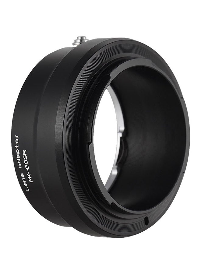 Lens Mount Adapter Ring For Pentax PK Lens To Canon EOS Black  - Image 2
