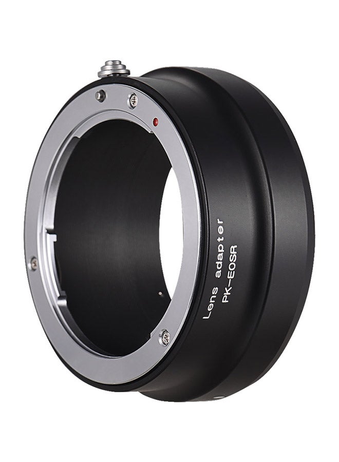 Lens Mount Adapter Ring For Pentax PK Lens To Canon EOS Black  - Image 3