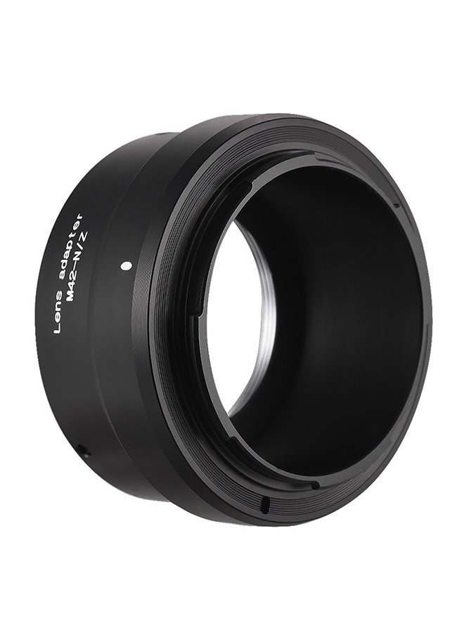 Lens Mount Adapter Ring For M42-Mount Lens To Nikon Z6 Z7 Black  - Image 2