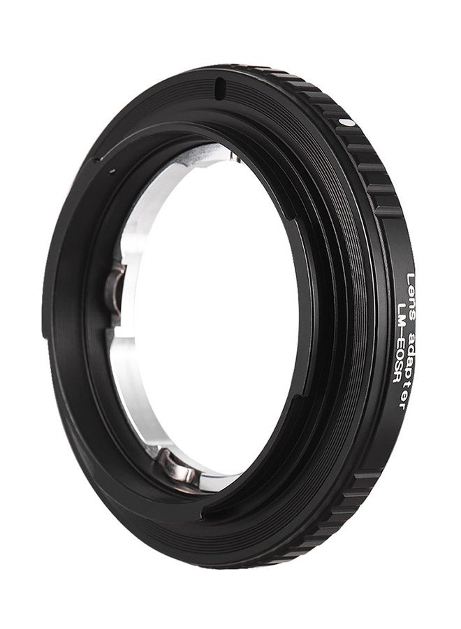 Lens Mount Adapter Ring For Leica LM Lens To Canon EOS Black  - Image 3