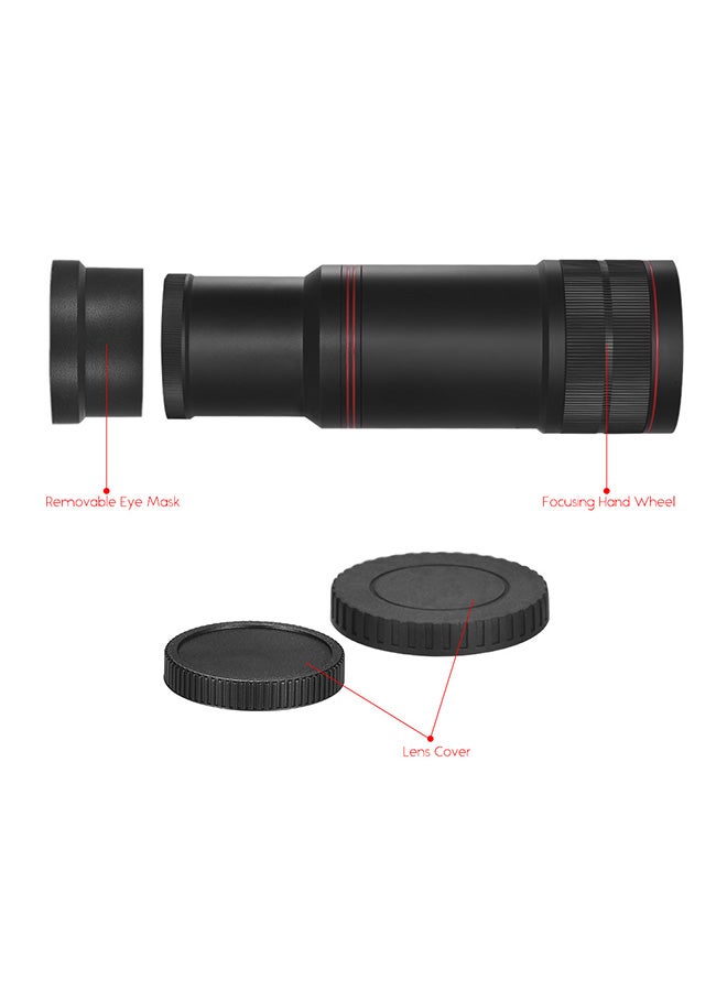 8X 120mm Manual Focus Telephoto Lens Black  - Image 3