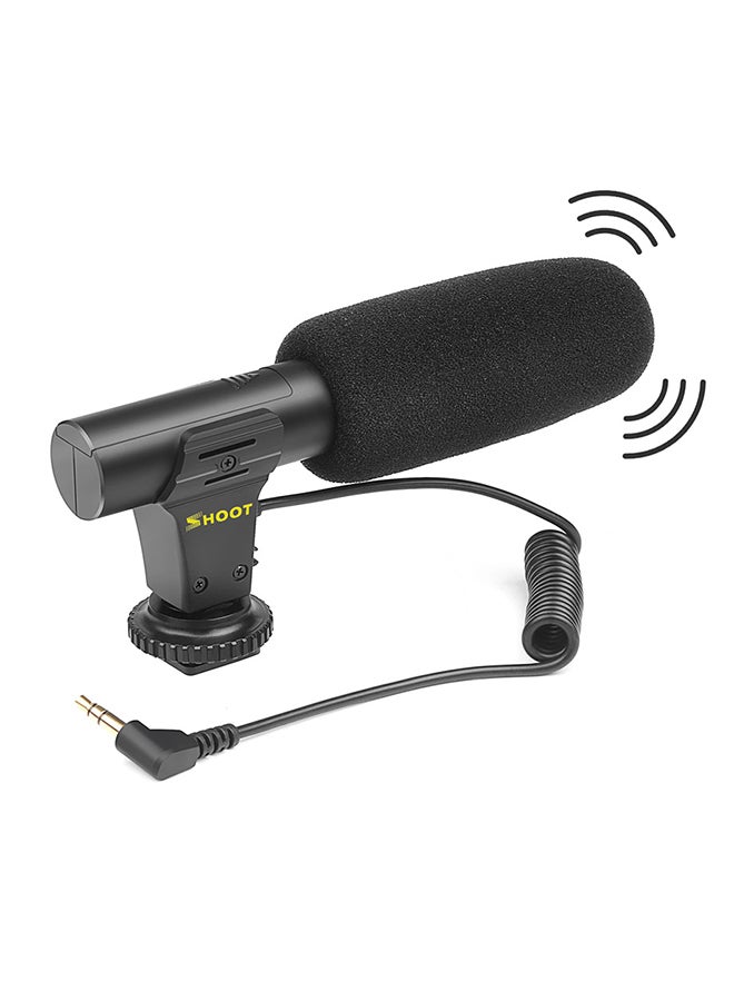 شووت ميكروفون ستيريو مكثف محمول XT-451 أسود - Image 2