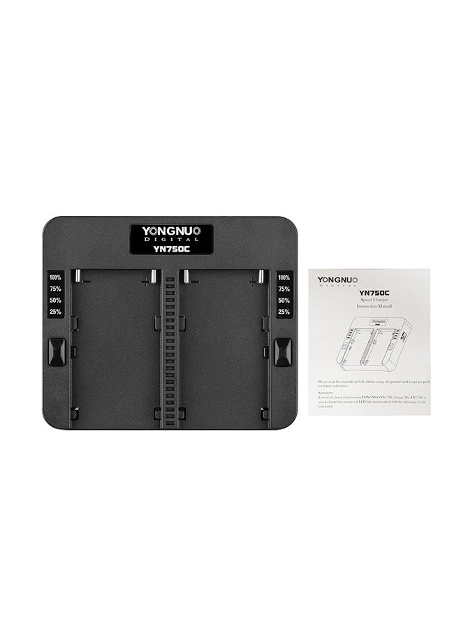 YONGNUO YN750C Battery Chargers For DSLR Black  - Image 2