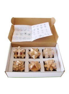 ATOKIT 6 Piece Kong Ming Lock Intellectual Toys  - Image 2