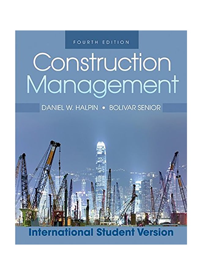 Construction Management (Revised) Paperback English by Halpin - 40732 