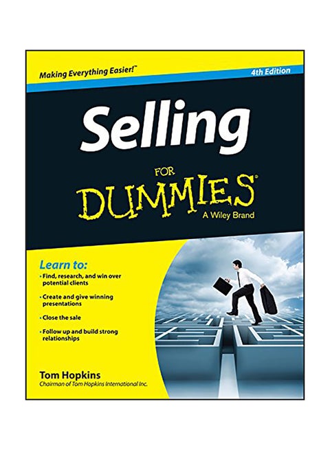 كتاب Selling For Dummies غلاف ورقي الإنجليزية - 42083