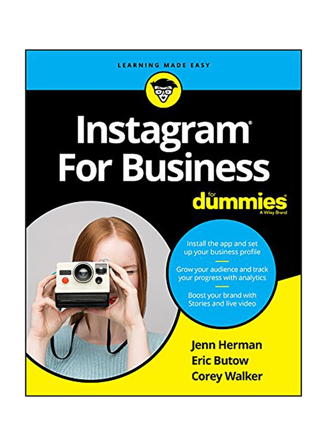Instagram For Business For Dummies Paperback English by Herman - 43091