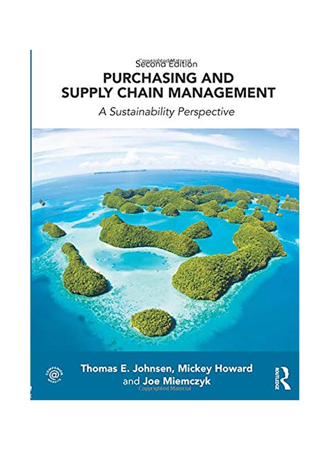 Purchasing And Supply Chain Management: A Sustainability Perspective Paperback English by Thomas E. Johnsen