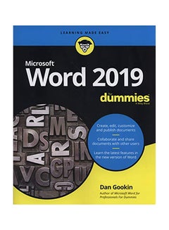 Word 2019 For Dummies Paperback English by Dan Gookin - 43438 